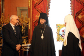 Святейший Патриарх Кирилл встретился с главой Приднестровья И.Н. Смирновым