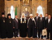 Состоялась рабочая встреча Святейшего Патриарха Кирилла с председателем Управления мусульман Кавказа шейх-уль-исламом Аллахшукюром Паша-заде