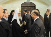 Состоялась встреча Предстоятеля Русской Православной Церкви с Премьер-министром Сирии Аделем Сафаром