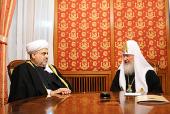 Состоялась встреча Святейшего Патриарха Кирилла с председателем Управления мусульман Кавказа