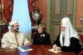 Состоялась встреча Святейшего Патриарха Кирилла с председателем Управления по делам религий при Правительстве Турецкой Республики Мехметом Гёрмезом