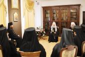 Святейший Патриарх Кирилл встретился со слушателями курсов повышения квалификации для новоизбранных архиереев