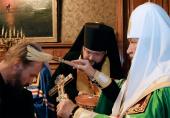 Святейший Патриарх Кирилл возглавил чин наречения архимандрита Стефана (Гордеева) во епископа Алатырского, викария Чебоксарской епархии