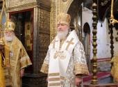 Проповедь Предстоятеля Русской Церкви в неделю по Рождестве Христовом в Успенском соборе Московского Кремля