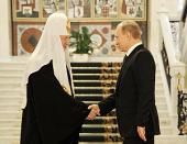 Святейший Патриарх Кирилл поздравил В.В. Путина с избранием на пост Президента Российской Федерации