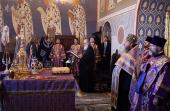 В канун недели 2-й Великого поста Святейший Патриарх Кирилл совершил всенощное бдение в Стефано-Махрищском ставропигиальном монастыре