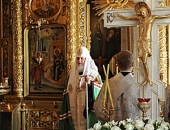Слово Предстоятеля Русской Церкви перед панихидой в Богоявленском соборе по Патриарху Алексию II и митрополиту Лавру