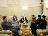 Состоялась встреча Святейшего Патриарха Кирилла с Генеральным секретарем Всемирной организации по сближению мазхабов аятоллой Мухаммадом Али Тасхири