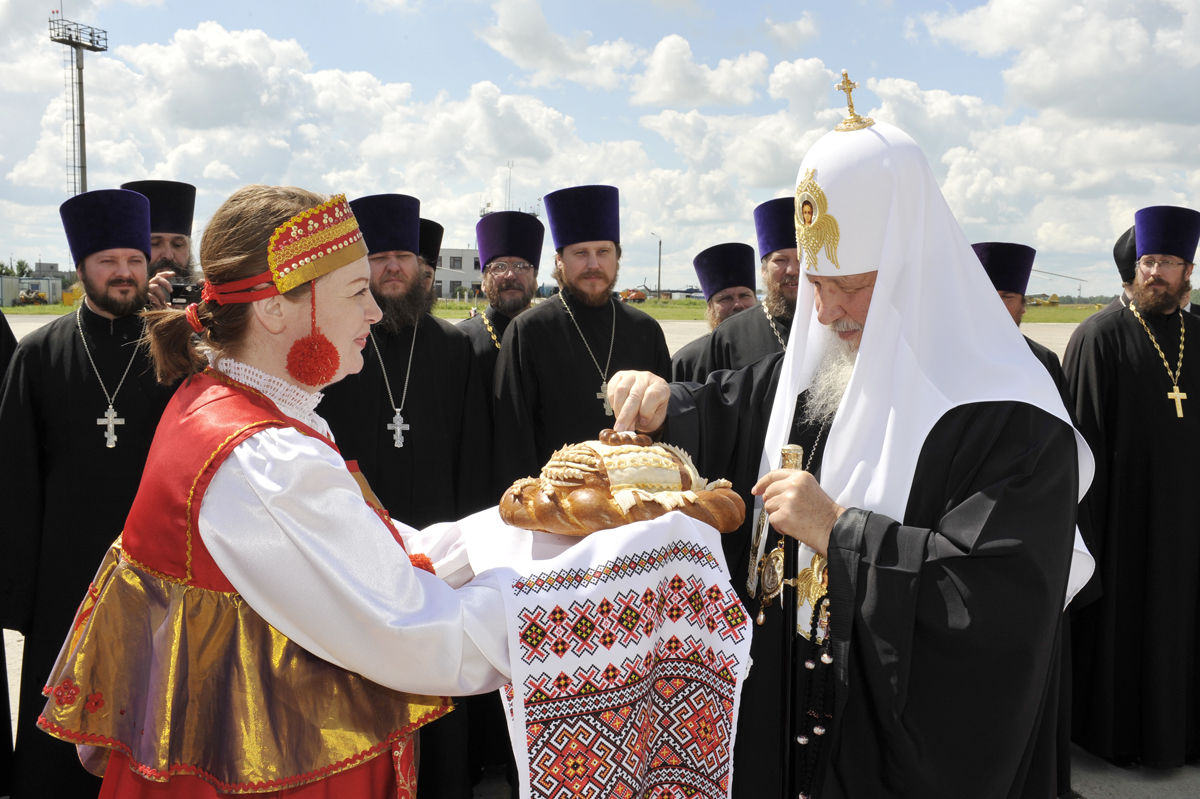 православный Брянск встречает главпопа