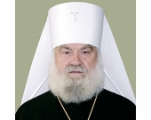 Патриаршее поздравление митрополиту Черкасскому Софронию с 20-летием архиерейской хиротонии