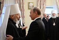 Президент России В.В. Путин встретился в Киеве с членами Священного Синода Украинской Православной Церкви