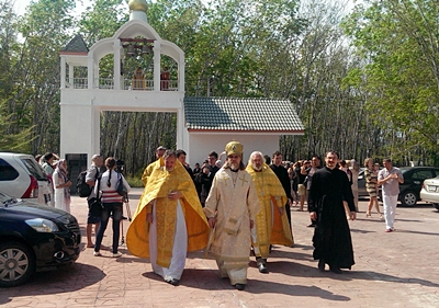 Arhiepiscopul de Egorievsk Marc a sfințit biserica în cinstea Înălțării Domnului pe insula Samui în Thailanda