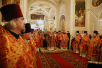 Служение Святейшего Патриарха Кирилла в день памяти мученика Трифона